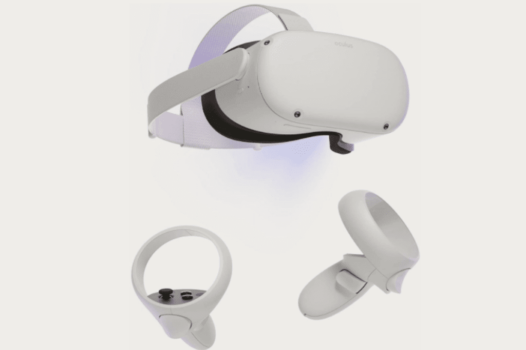 The Oculus Quest 2 Virtual Reality Headset Set