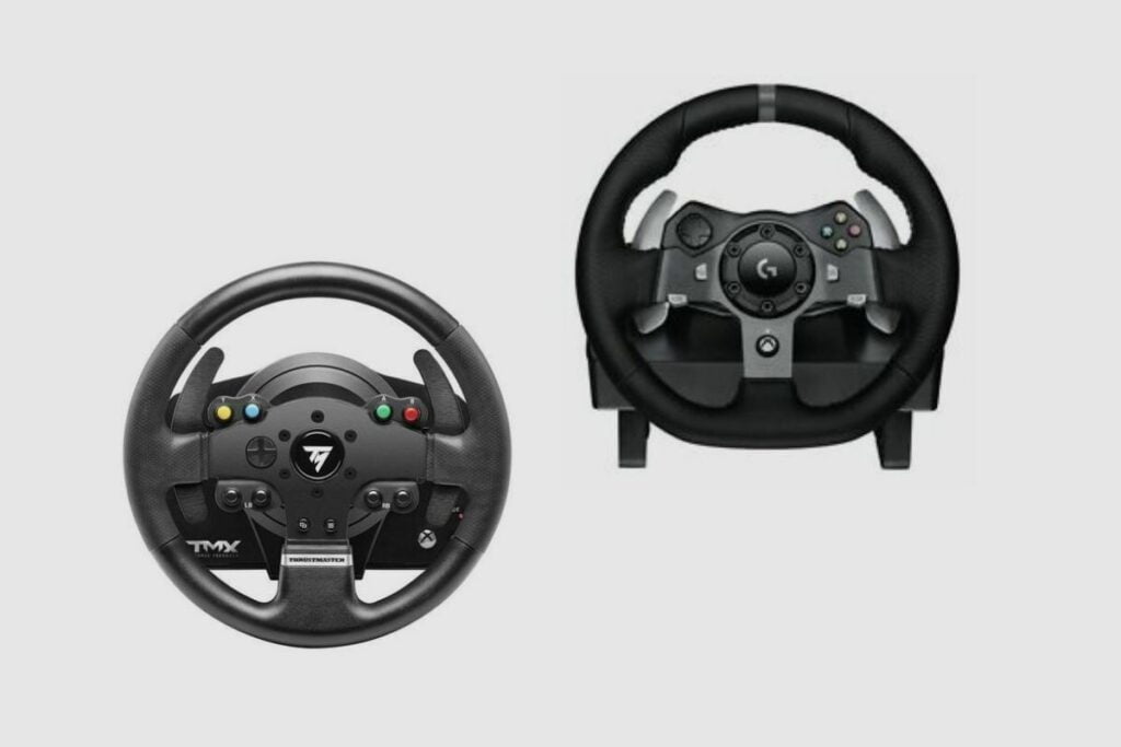 Which one offers better value for money between the Thrustmaster TMX force feedback and the Logitech G920_