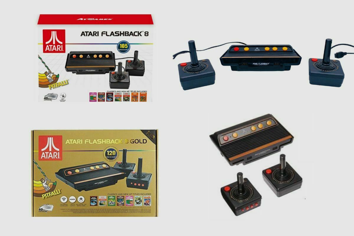 What is the difference between Atari Flashback 8 and Atari Flashback 8 Gold_